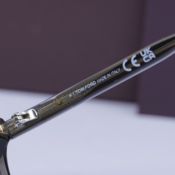 Tom Ford FT5776-D-B 020 Square Eyeglasses 53m - Grey/Blue Light Block - Picture 8 of 9